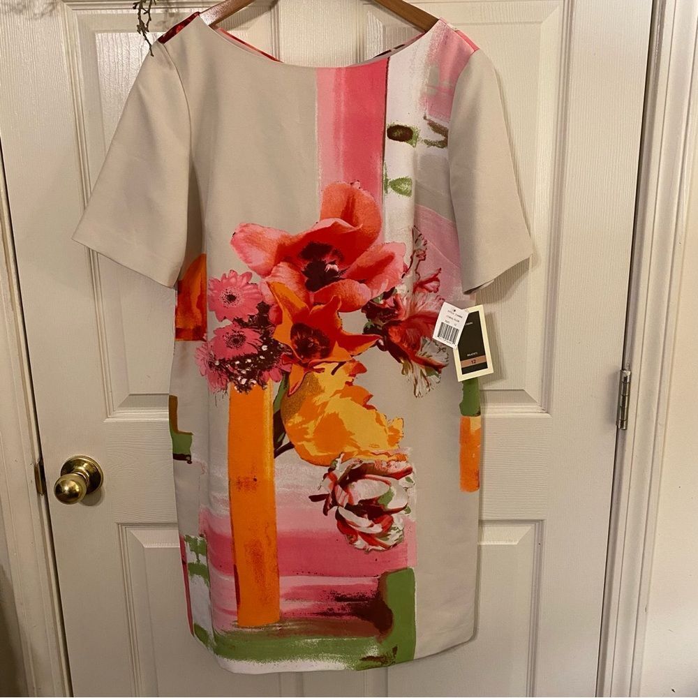 Julian Taylor Multicolor Floral Dress